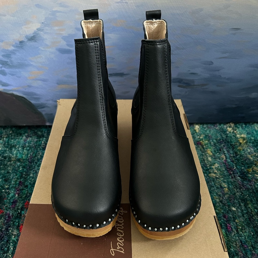 Troentorp Rockwell Black Vegan Boots 39